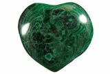 1.6" Polished Malachite Hearts - Photo 3
